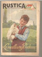 RUSTICA N°24 Du 12/06 1955 Poules: La Meilleure Pondeuse - Animaux