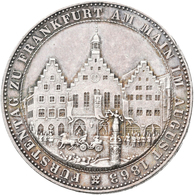 Frankfurt Am Main: Frankfurt A.M., Freie Stadt: Taler 1863 (Ein Gedenkthaler), Fürstentag, AKS 45, T - Other & Unclassified