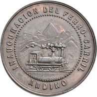 Medaillen Alle Welt: Argentinien: Bronzemedaille 1885 Von J. Domingo, Auf Die Interprovinzialausstel - Unclassified