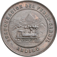 Medaillen Alle Welt: Argentinien: Bronzemedaille 1885 Von J. Domingo, Auf Die Interprovinzialausstel - Non Classés