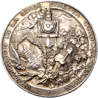 Medaillen Alle Welt: Argentinien: Silbermedaille 1910, Stempel Von J. M. Lubary, Auf Die Einweihung - Non Classés