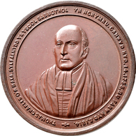Medaillen Alle Welt: Großbritannien: Bronzemedaille 1885, Unsigniert, Auf 100 Jahre Sunday School In - Unclassified