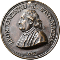 Medaillen Alle Welt: Italien-Florenz: Bronzegussmedaille 1785 Von L.M. Weber, Auf Leonardo Ximenes ( - Unclassified