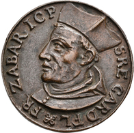 Medaillen Alle Welt: Italien-Padova: Bronzemedaille O.J., Von Giacomo Zabarella, Auf Den Kardinal Un - Unclassified