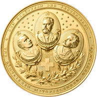 Medaillen Alle Welt: Schweiz/Basel: Bronzemedaille 1892, Von B.Ammann-Kienast, Feuervergoldet, Auf D - Zonder Classificatie