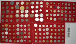 Alle Welt: Sammlung Von über 170 Münzen In Silber Und Unedlen Metallen; U. A. Dabei Sachsen: Taler 1 - Andere & Zonder Classificatie