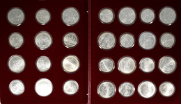 Sowjetunion: Olympische Spiele Moskau 1980: 14 X 5 Rubel Sowie 14 X 10 Rubel Gedenkmünzen, Augensche - Russland