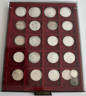 Altdeutschland Und RDR 1800 - 1871: Eine Lindnerbox Mit 23 Münzen Vor Reichsgründung Ab 1750, überwi - Sonstige & Ohne Zuordnung