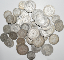 Preußen: Lot 56 Münzen: 39 X 2 Mark, 6 X 3 Mark, 11 X 5 Mark. - Taler & Doppeltaler