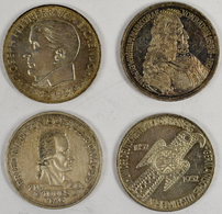 Bundesrepublik Deutschland 1948-2001: Lot 4 Stück; Gedenkmünzen 5 Deutsche Mark. Germanisches Museum - Other & Unclassified