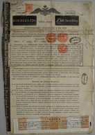Alte Aktien / Wertpapiere: RUSSLAND, St. Petersburg. 5% Anleihe über 720 Rubel / 111 Pfund Sterling - Otros & Sin Clasificación
