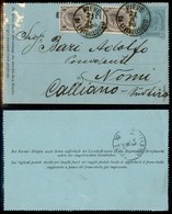 AUSTRIA - Territori Italiani D'Austria - Pieve Di Livinallongo - Intero Postale Da 3 Kreuzer Con Complementari (50+50) P - Autres & Non Classés