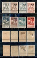 BELGIO - 1911 - Lotta Contro Tubercolosi (81III/88III) - Serie Completa - Gomma Originale (90) - Sonstige & Ohne Zuordnung