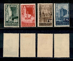 BELGIO - 1934 - Esposizione Universale (378/381) - Serie Completa - Gomma Originale - Otros & Sin Clasificación