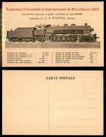 BELGIO - Bruxelles 1910 - Esposizione Universale - Locomotiva Pacific - Cartolina Nuova - Autres & Non Classés