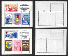 COLOMBIA - 1961 - Foglietti Dipartimento Oceano Atlantico (block 23/24) - Gomma Integra (30) - Other & Unclassified