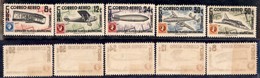 CUBA - 1955 - Aerei (467/471) - Serie Completa - Gomma Integra (38) - Other & Unclassified