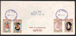 DUBAI - 1972 - Personalità II (404/407) - Serie Completa Su Busta Con Annulli FDC - Otros & Sin Clasificación