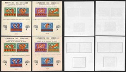 ECUADOR - 1966 - Foglietti Storia Delle Olimpiadi (block 26/27 A/B) - 4 Foglietti - Gomma Integra (60) - Other & Unclassified