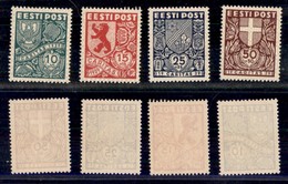 ESTONIA - 1939 - Caritas IV (142/145) - Serie Completa - Gomma Integra (65) - Otros & Sin Clasificación