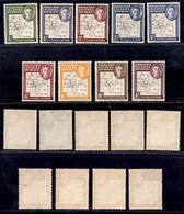 FALKLAND ISLAND - 1946 - Dipendenze - Giorgio VI E Carta Geografica (1/9 II Tiratura) - Serie Completa Gomma Integra (16 - Autres & Non Classés