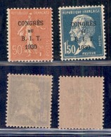 FRANCIA - 1930 Congress Du B.I.T. (249/250) - Serie Completa - Gomma Integra (35) - Autres & Non Classés