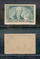 FRANCIA - 1935 - 75 Cent B-Delessert (299) - Gomma Integra (35) - Autres & Non Classés