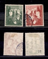 GERMANIA - BRD - 1952 - Opere Per La Gioventù (153/154) - Serie Completa - Usata (40) - Altri & Non Classificati