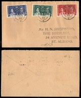 COLONIE INGLESI - Ceylon  - Nozze 1937 – Busta Per St. Albans Del 12.5.37 - Altri & Non Classificati