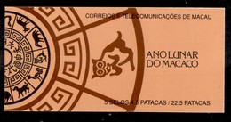 MACAO - 1992 – Libretto Anno Lunare Della Scimmia – Nuovo (50) - Altri & Non Classificati