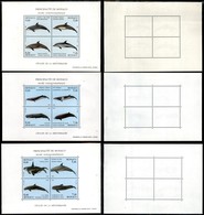 MONACO - 1992/1994 - Cetacei (block 54+58+62) - 3 Foglietti - Gomma Integra (38) - Other & Unclassified