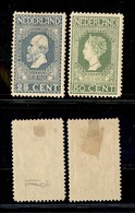 OLANDA - 1913 - 25 Cent + 50 Cent 100° Indipendenza (87A/88B) - 2 Valori Della Serie - Gomma Originale (58) - Other & Unclassified