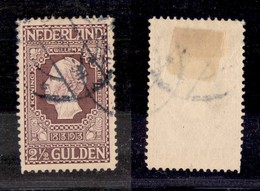OLANDA - 1913 - 2 E 1/2 Guld Indipendenza (90A) - Usato (50) - Other & Unclassified