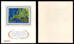 ROMANIA - 1975 - Foglietto KSZE (block 125) - Gomma Integra (50) - Altri & Non Classificati