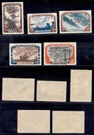 RUSSIA - 1951 - Edifici Del Comunismo (1601/1605) - Serie Completa - Gomma Integra (150) - Other & Unclassified