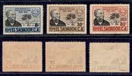 SALVADOR - 1940 - 100 Anni Francobolli (575/577) - Serie Completa - Gomma Originale E Integra - Other & Unclassified