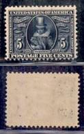 STATI UNITI D'AMERICA - 1907 - 5 Cent Mostra Jamestown (161) - Gomma Originale (120) - Altri & Non Classificati