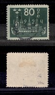 SVEZIA - 1924 - 80 Ore 8° Congresso UPU (155w) - Usato (40) - Altri & Non Classificati