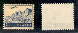 SVIZZERA - 1941 - 5 Franchi Aereo E Veduta (394) - Gomma Integra (65) - Sonstige & Ohne Zuordnung