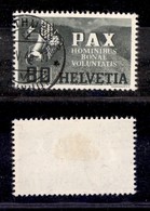 SVIZZERA - 1945 - 80 Cent Pax (454) - Usato (100) - Other & Unclassified