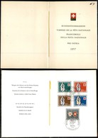 SVIZZERA - 1957 - Pro Patria (641/645) - Libretto PTT - FDC - Sonstige & Ohne Zuordnung