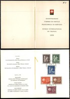 SVIZZERA - 1956 - Servizio - Bureau Intern. Du Travail (94/99) - Libretto PTT - FDC - Other & Unclassified