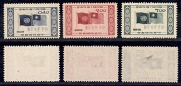 TAIWAN - 1955 - 10 Anni ONU (222/224) - Serie Completa - Sempre Senza Gomma (30) - Other & Unclassified