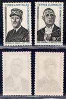 TERRE AUSTRALI E ANTARTICHE FRANCESI - 1972 - De Gaulle (75/76) - Serie Completa - Gomma Integra (60) - Other & Unclassified