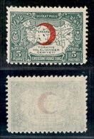 TURCHIA - 1935 - 5 Kurus TURKIYE/HILALIAMER/CEMIYETI (30 C) - Dentellato 10 - Gomma Integra (130) - Altri & Non Classificati