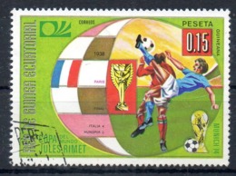 GUINEE EQUATORIALE. Timbre Oblitéré De 1974. Victoire De L'Italie. - 1938 – Francia