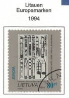 Litauen / Lietuva  1994  Mi.Nr. 555 , EUROPA CEPT - Entdeckungen Und Erfindungen - Gestempelt / Fine Used / (o) - 1994