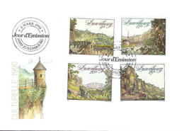 LUXEMBOURG  -  FDC     5.3.1990  -  CULTURELLE 1990 - FDC