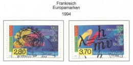 Frankreich  1994  Mi.Nr. 3021 / 3022 , EUROPA CEPT - Entdeckungen Und Erfindungen - Gestempelt / Fine Used / (o) - 1994