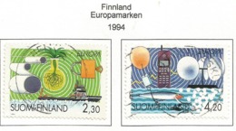 Finnland / Suomi Finland 1994  Mi.Nr. 1248/49 , EUROPA CEPT  Entdeckungen Und Erfindungen - Gestempelt / Fine Used / (o) - 1994